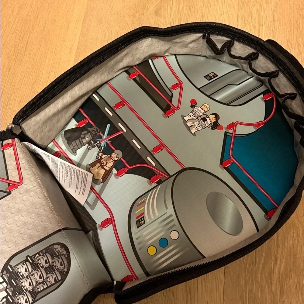 Lego Star Wars zipbin Death Star transforming toy box storage & play set NEW